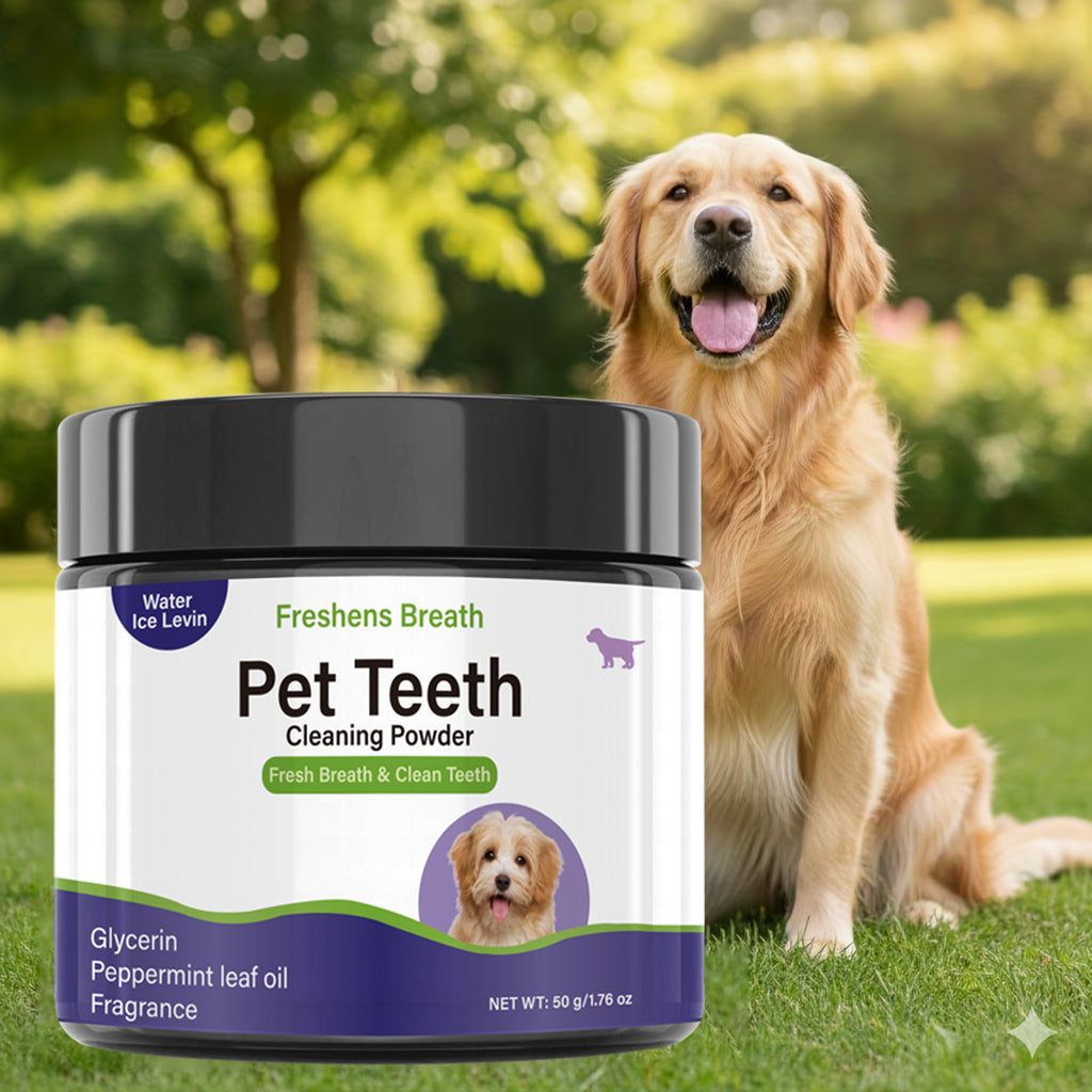 Dog Teeth Cleaning Powder for Tartar Removal