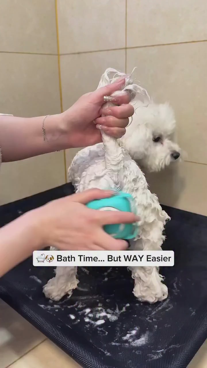 Silicone Massage Bath Brush for Small Dogs (Pack of 3)